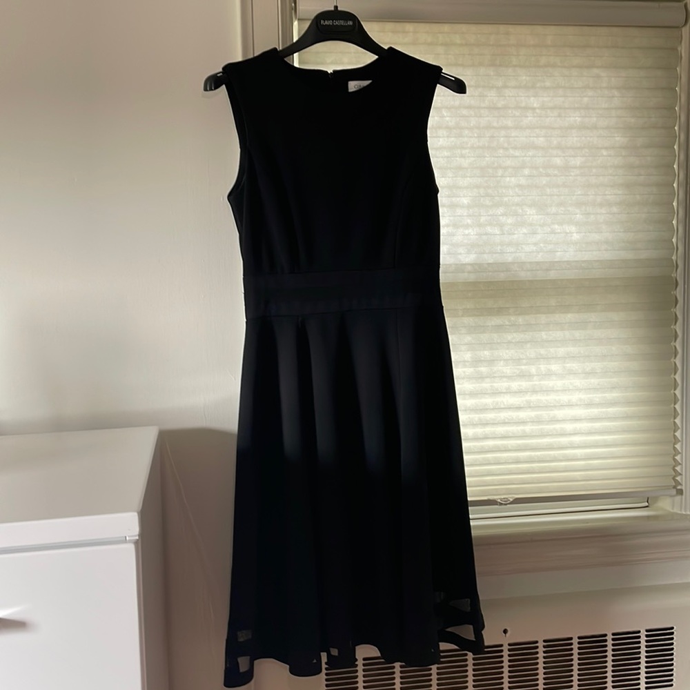 NEW CALVIN KLEIN BLACK DRESS